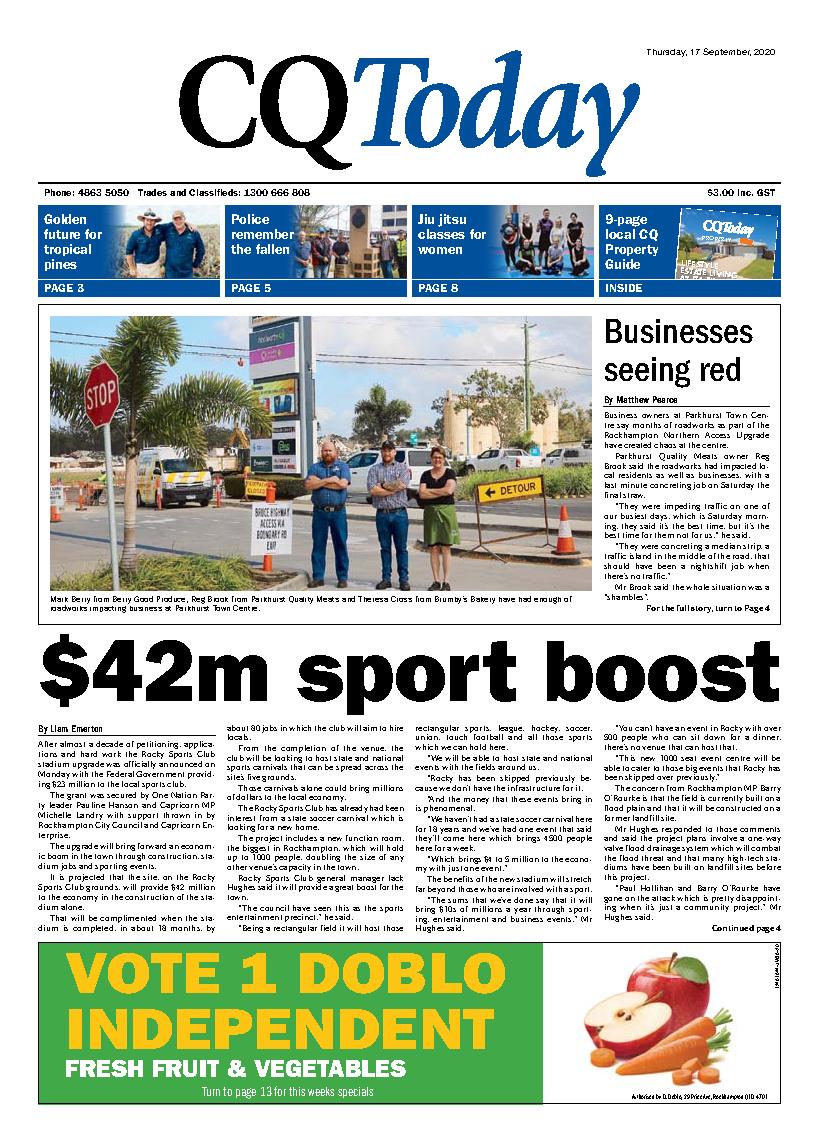CQ Today - 17th September 2020 | Central Queensland Today