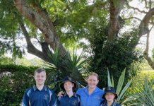 Family goes back to school