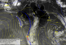 Oppressive heat, then dry