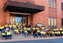 Council workers rally