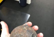 ’Like a cannonball’