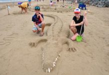 Sand Sculpture Comp for Aussie Day
