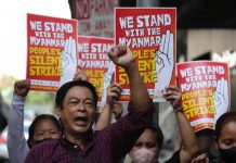 Protesters mark second anniversary of Myanmar coup