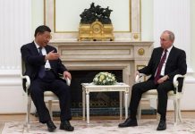 ‘Dear friends’ Putin and Xi meet in Moscow