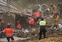 At least seven killed in central Ecuador landslide