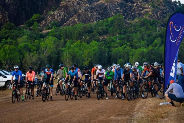 Gravel Racing starts at Lake Mary