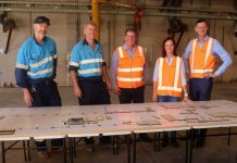 First tenant for railyards