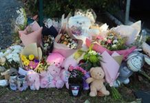 Funeral service for Tayla and Murphy