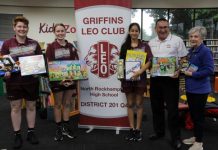 Griffins Leo’s Library support