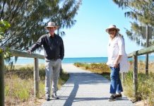 Floating walkways for beach access