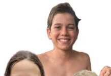 Short course swimming action