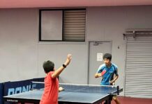 Entertaining matches the highlight of table tennis