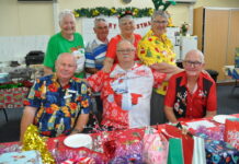 Seniors enjoy Christmas lunch