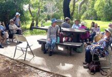 Group enjoys Bluff Point trip