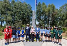 Honouring Anzacs at Stenhouse Park
