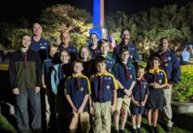 Scouts on Anzac Day