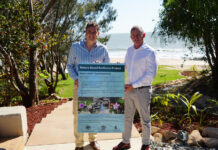 Nature based solutions help preserve local ecosystem at Lammermoor Beach