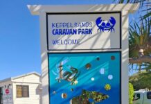 Keppel Sands Caravan Park celebrates official re-opening
