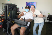 Lung transplant patient’s great support