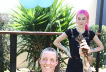 Cop lops locks for a good cause