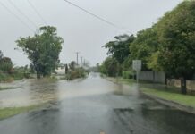Rocky hit with 70mm of rain in two hours