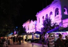 Rockhampton lights up purple