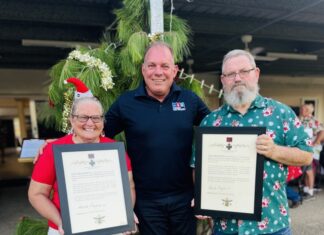 Dynamic duo presented with special honour