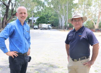 Flood clean up begins