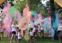 Bursts of colour at annual fundraiser